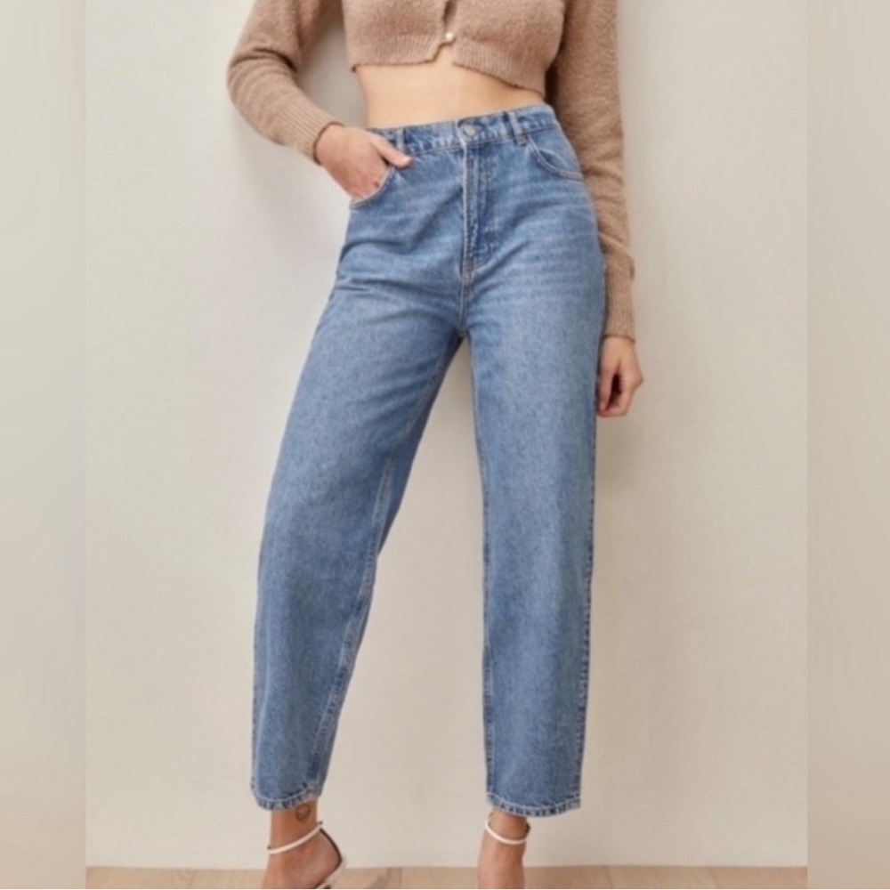 Reformation Kris Barrel Leg Jeans